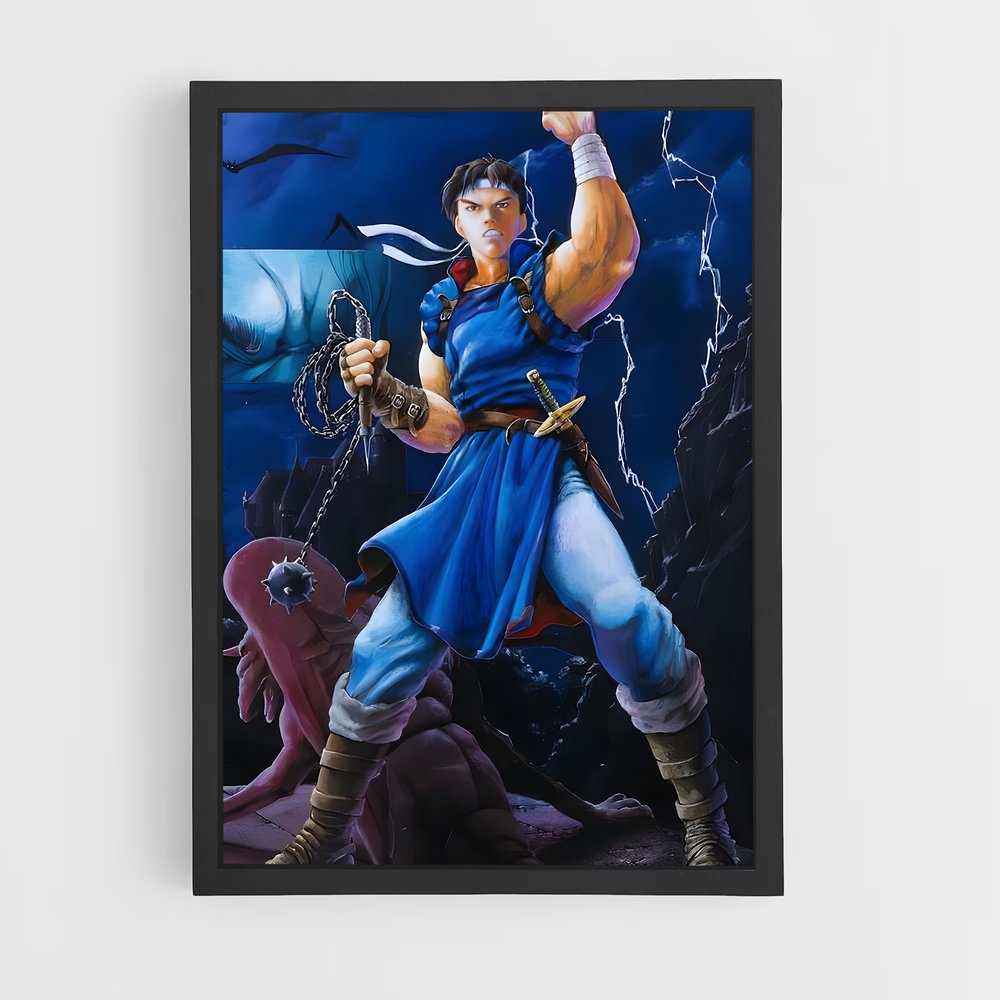 Poster Ryu en Action – affiche Castlevania (vue 2)
